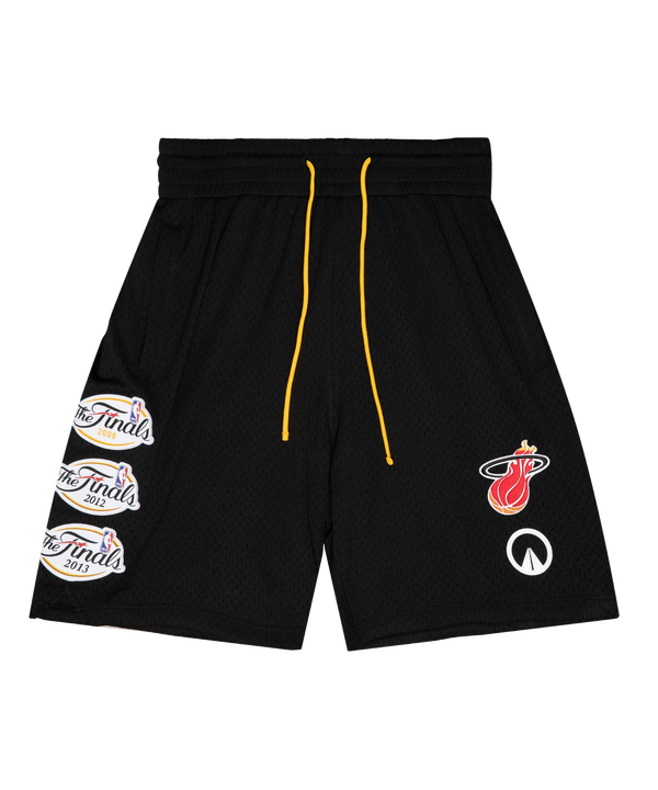 UNKNWN X Mitchell and Ness X Miami HEAT My Towns Fashion Shorts MENSSHORTS MITCHELL & NESS   