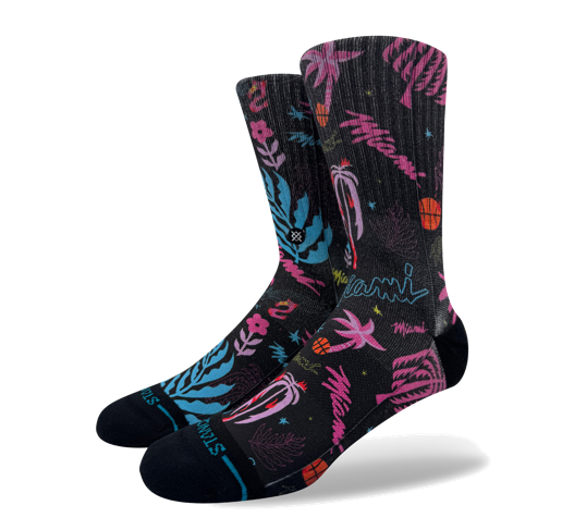 Court Culture Vice Floral Crew Socks Socks Stance