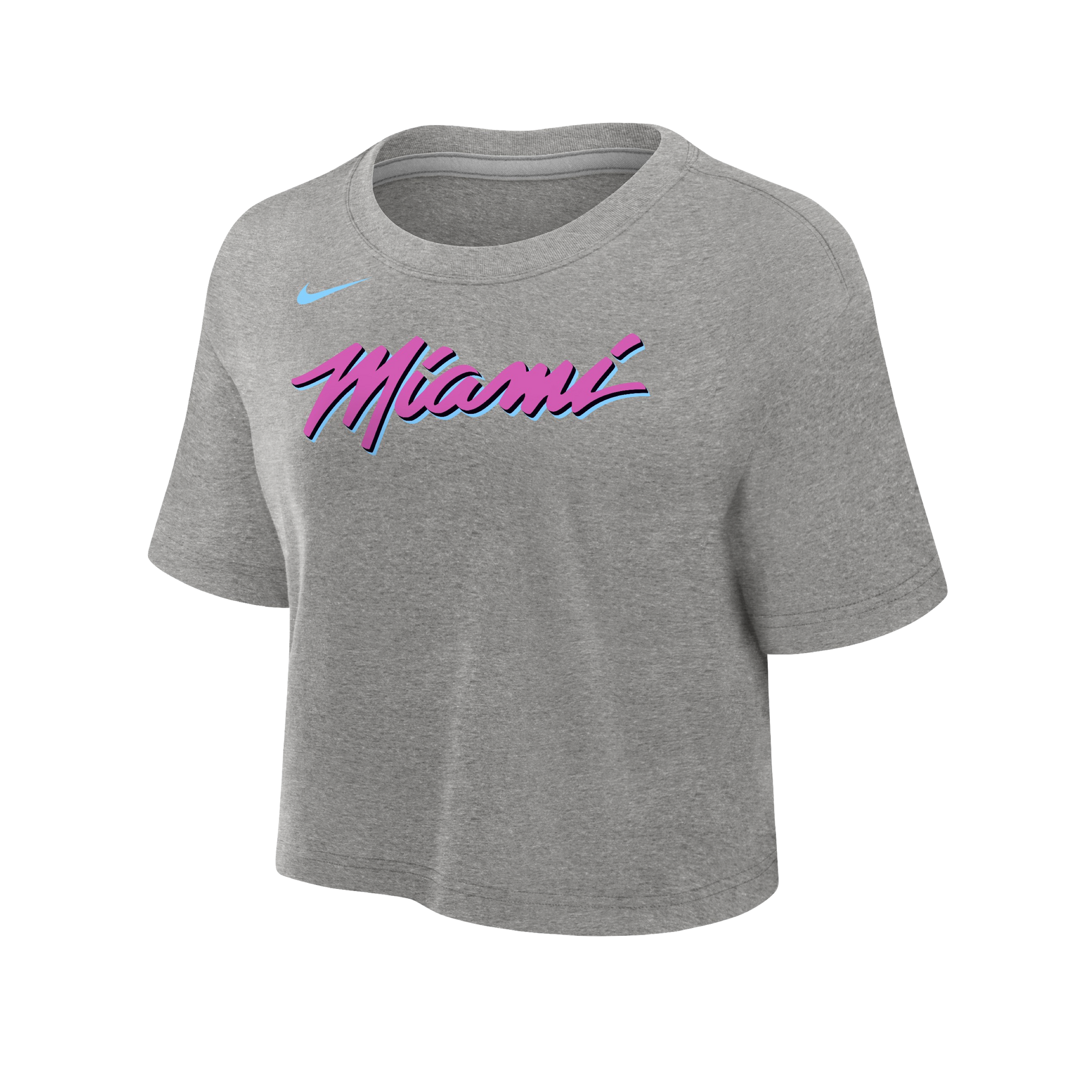 Nike Miami HEAT Original Vice Women's Cropped Tee Women's Crop Top Nike