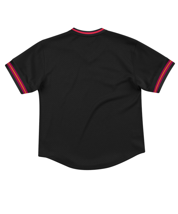 Mitchell and Ness Miami HEAT Mashup V-Neck Unisex Tee Mitchell & Ness   