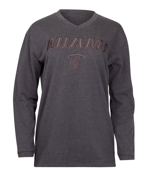 Concepts Sport Miami HEAT Women's Volley Long Sleeve Top Women's Long Sleeve Tee Concepts Sports   