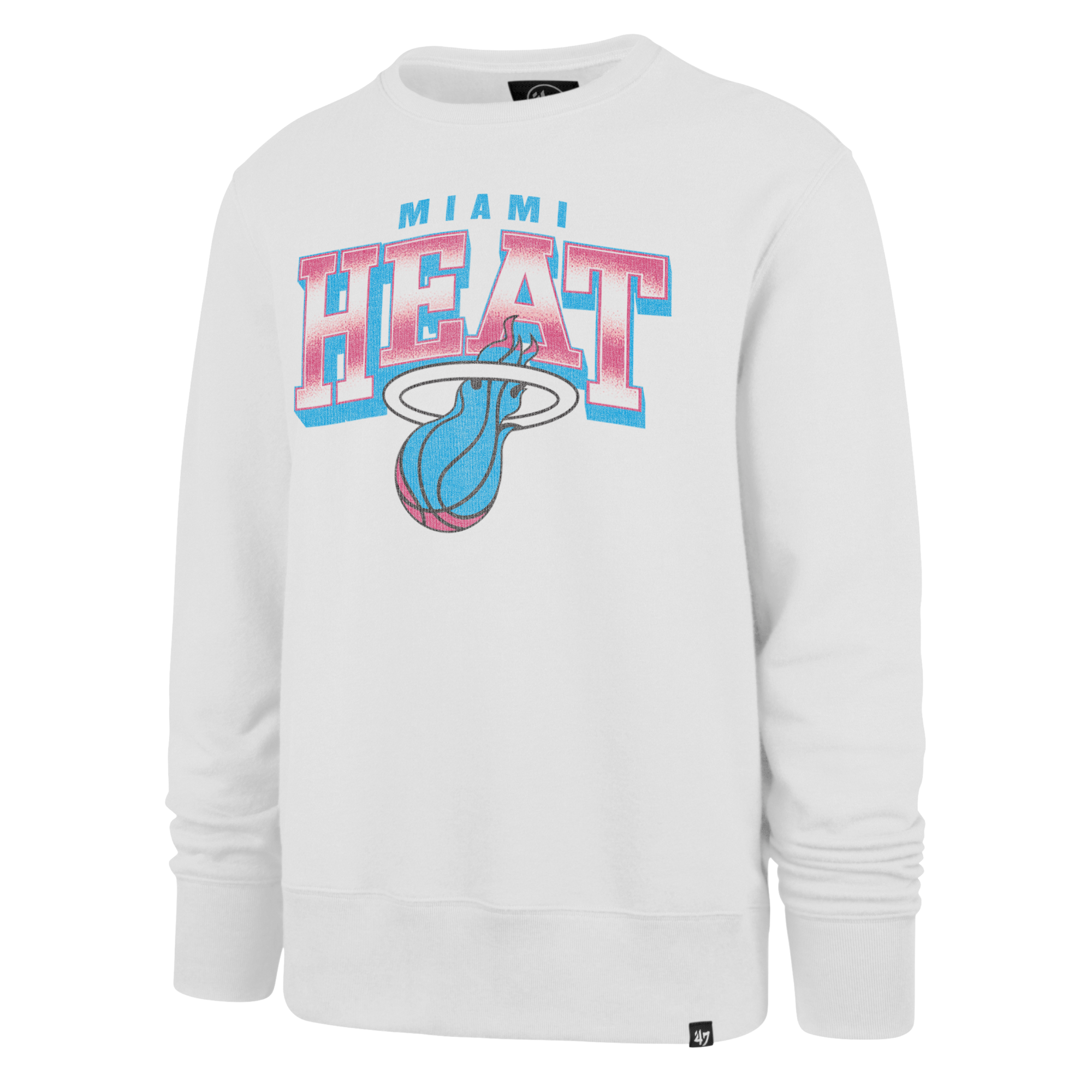 '47 Brand Miami HEAT Original Vice Spotlight Crewneck Men's Crewneck Sweater '47 Brand