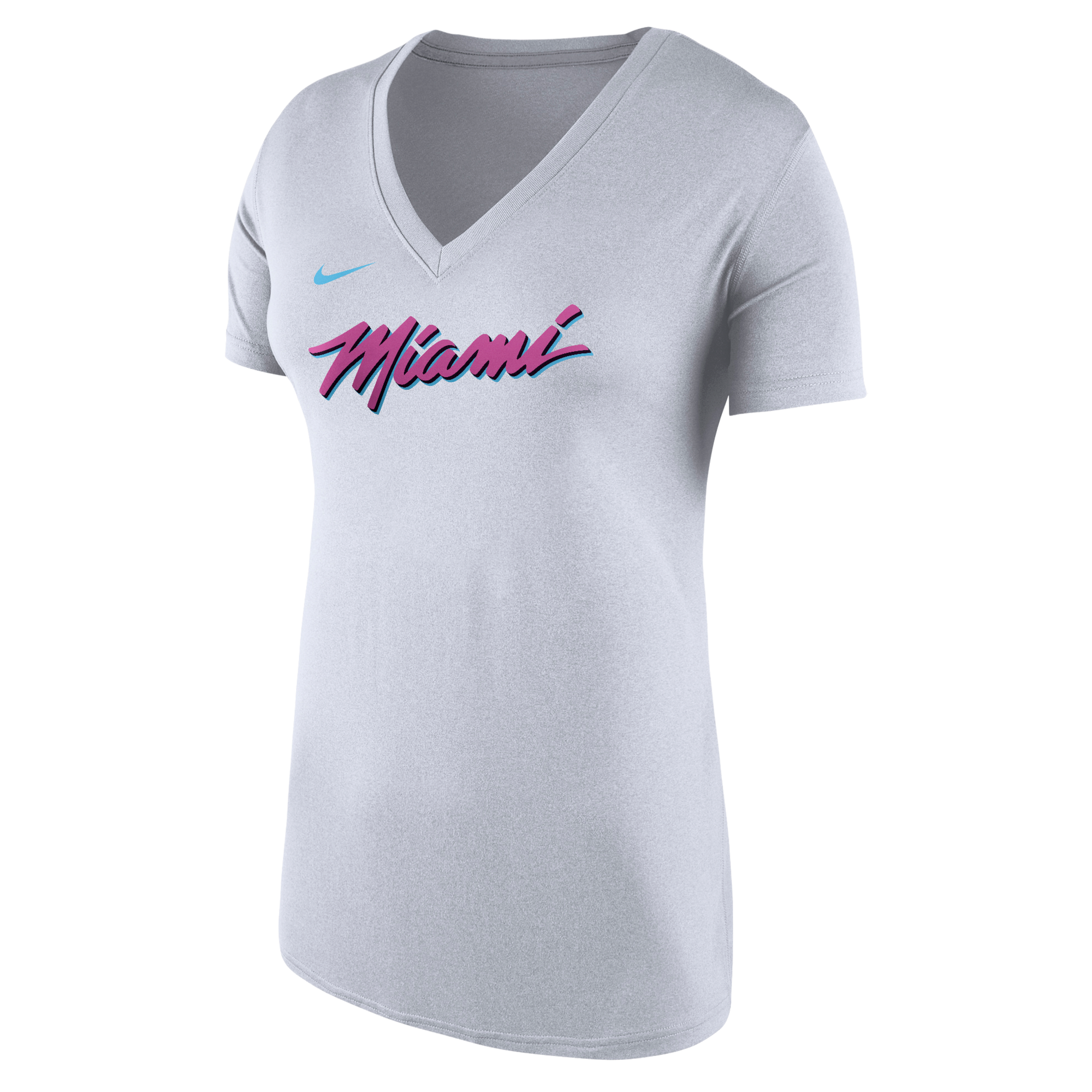 Nike Miami HEAT Original Vice Women's V-Neck Tee Women's Tee Nike