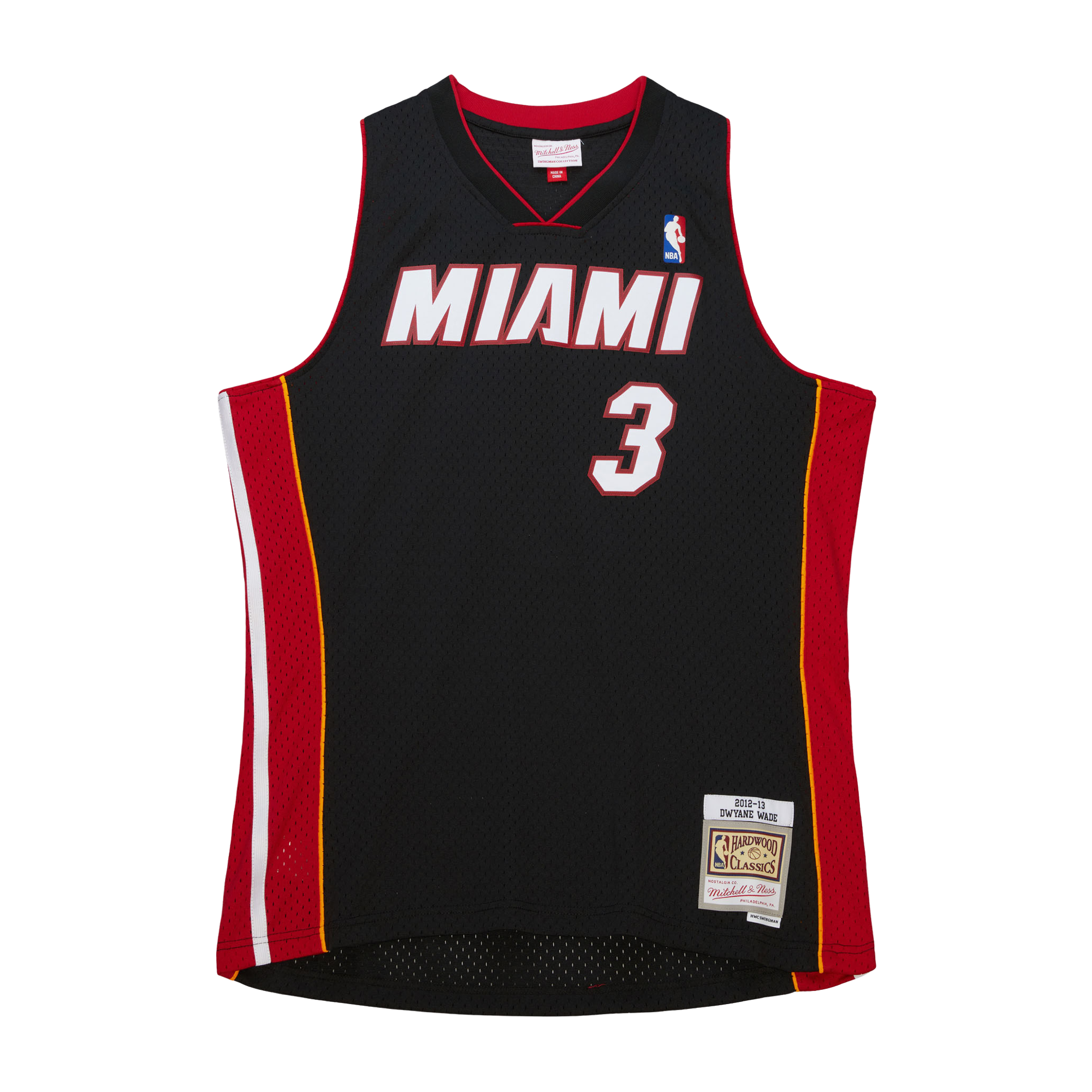 Dwyane Wade Mitchell & Ness Miami HEAT 2012-13 Youth Swingman Jersey Youth Jersey Mitchell & Ness