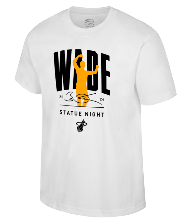 Stadium Essentials Miami HEAT Wade Statue Tee Unisex Tee Stadium Essentials   