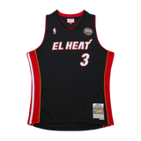 Dwyane Wade Mitchell & Ness 2008-09 EL HEAT Youth Swingman Jersey - 1