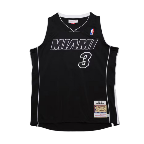 Dwyane Wade Mitchell & Ness Miami HEAT 2011-12 Alternate Authentic Jersey