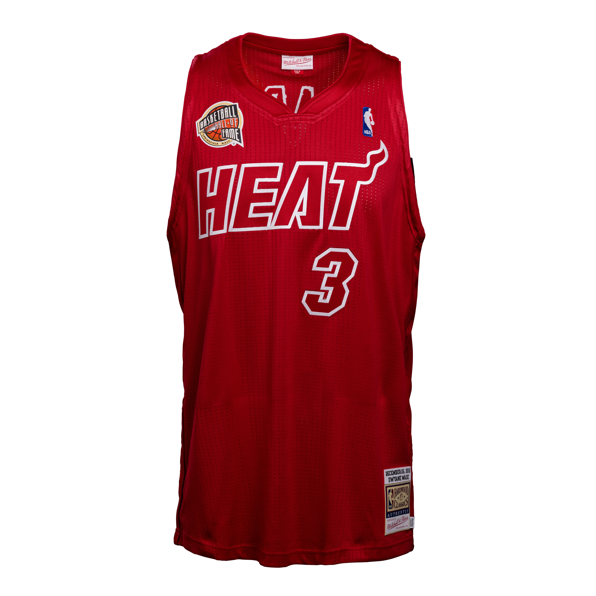 Mitchell & Ness Swingman Dwyane Wade Miami Heat Black 2012-13 Jersey