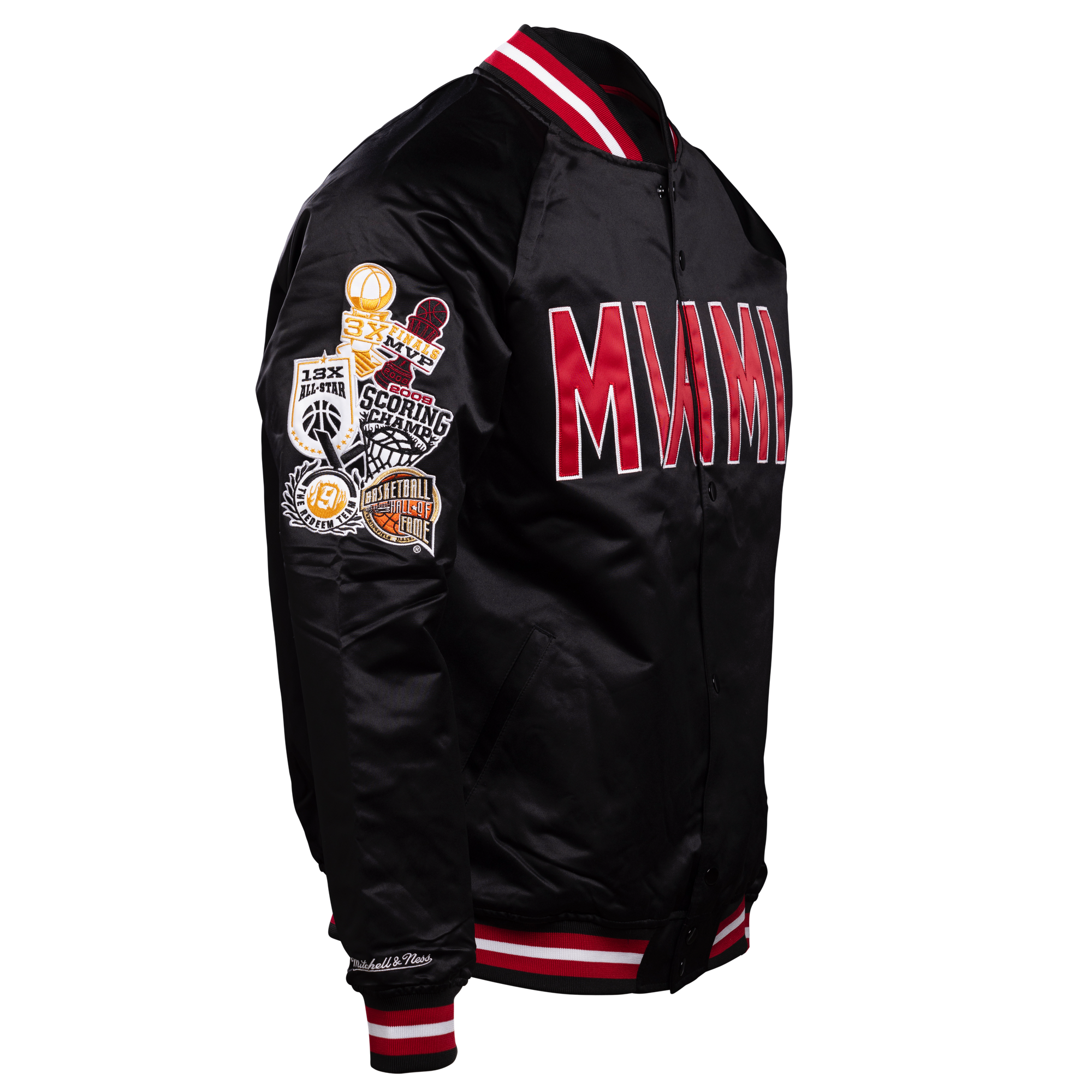 Court Culture x Mitchell and Ness Wade HOF Satin Jacket Men's Jacket Court Culture   