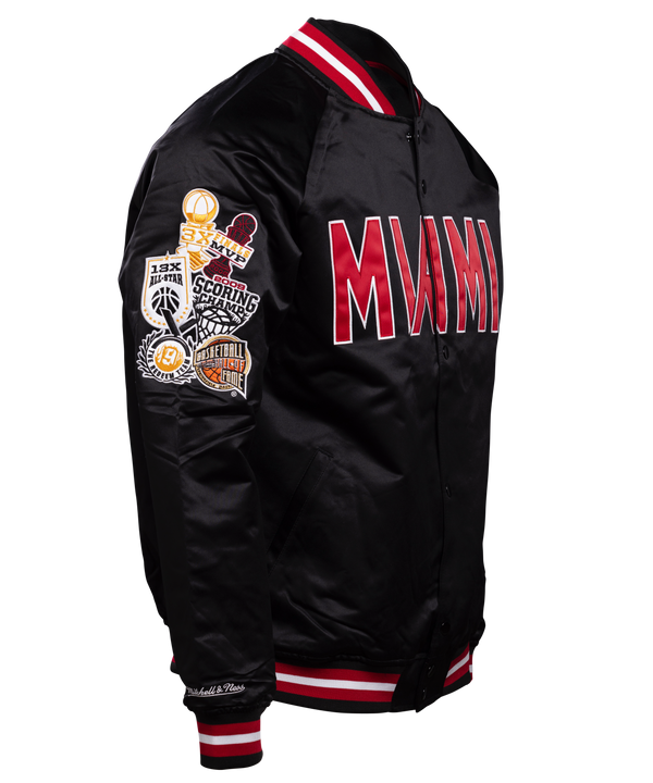 Court Culture x Mitchell and Ness Wade HOF Satin Jacket Men's Jacket Court Culture   