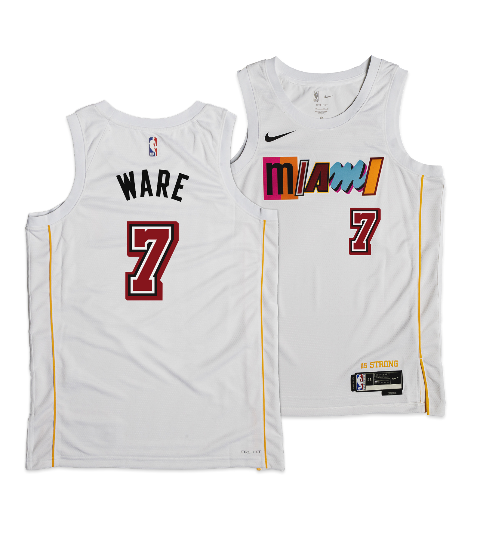 Kel'el Ware Nike Miami Mashup Vol. 2 Swingman Jersey - Player's Choice MENS JERSEYS NIKE   