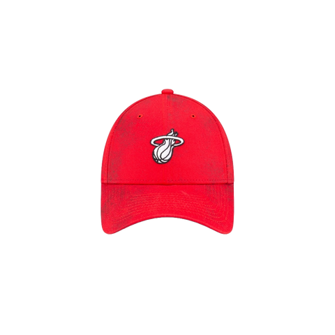 Court Culture HEAT Logo Acid Wash Red Dad Hat