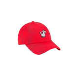 Court Culture HEAT Logo Acid Wash Red Dad Hat - 4