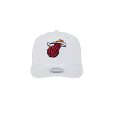 New Era Miami HEAT White Performance Stretch Snapback - 1