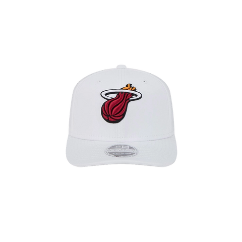 New Era Miami HEAT White Performance Stretch Snapback