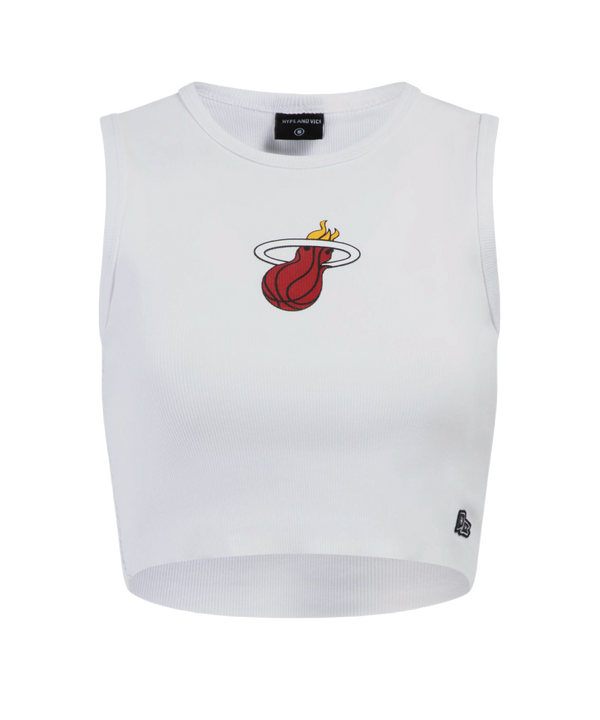 Miami HEAT Logo Cut Off Women's Tank Women's Tank Hype and Vice   