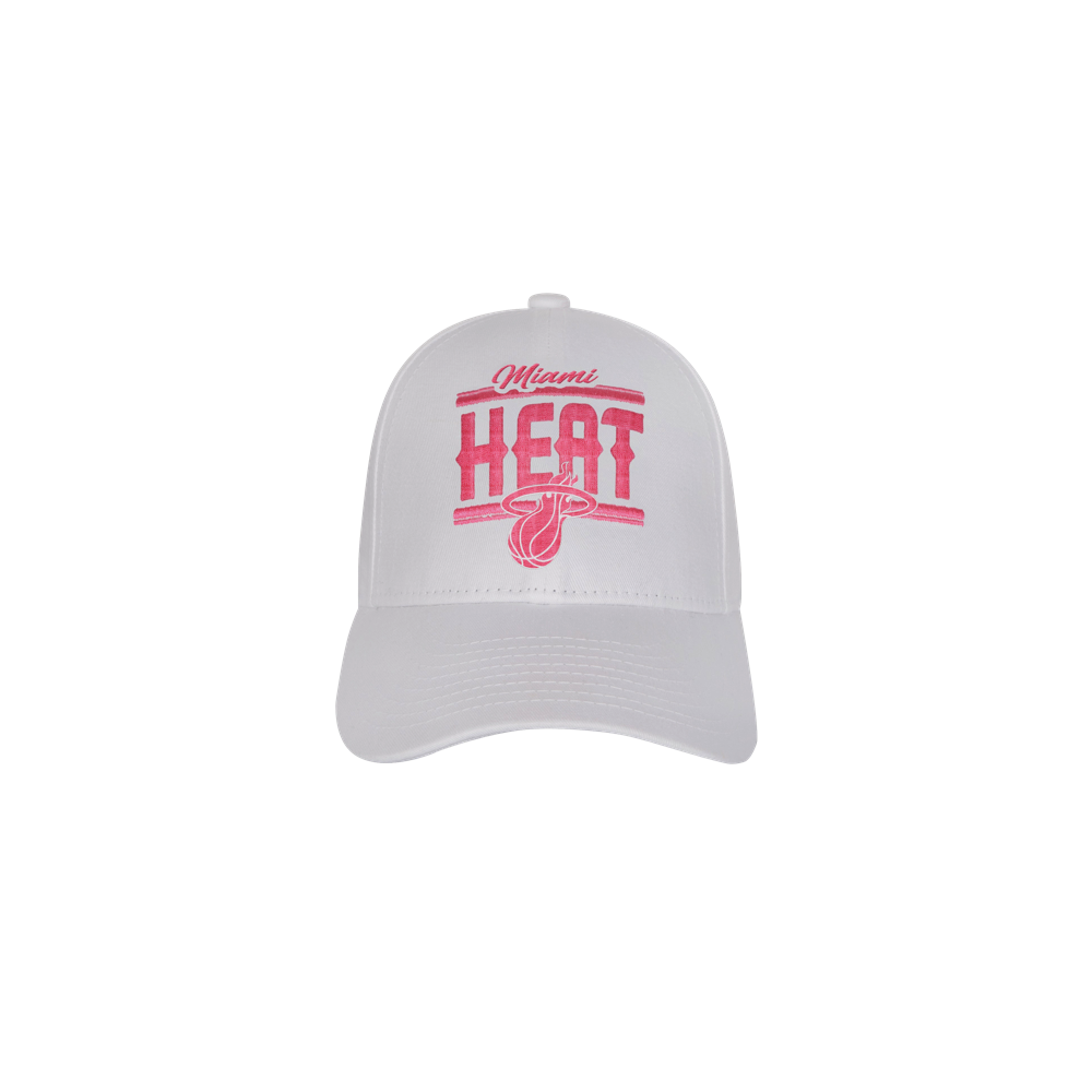 Miami HEAT Wordmark Girls Adjustable Hat Girls Hat Outerstuff   