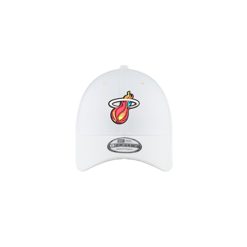 New Era Miami HEAT Mashup White Logo Dad Hat