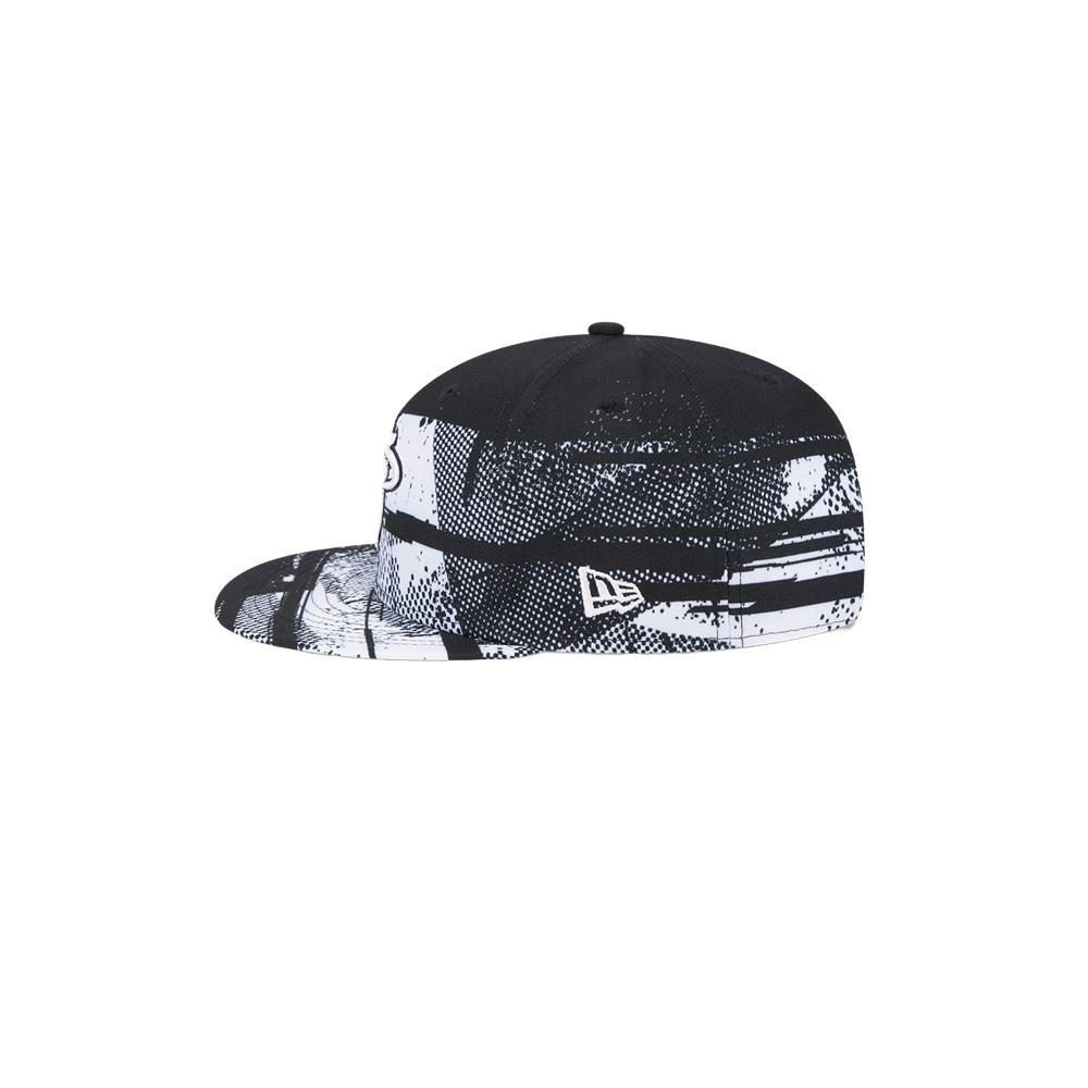 New Era Miami HEAT 2024 Tipoff Black and White Snapback Unisex Caps New Era   