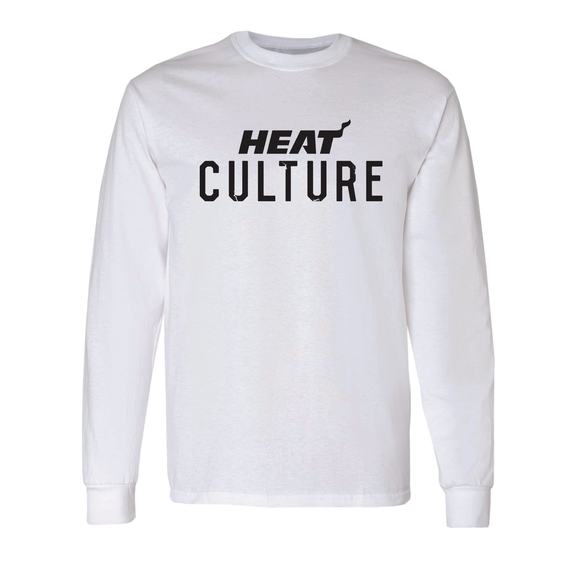 HEAT Culture White Long Sleeve Tee Men's Tee Item Of The Game   