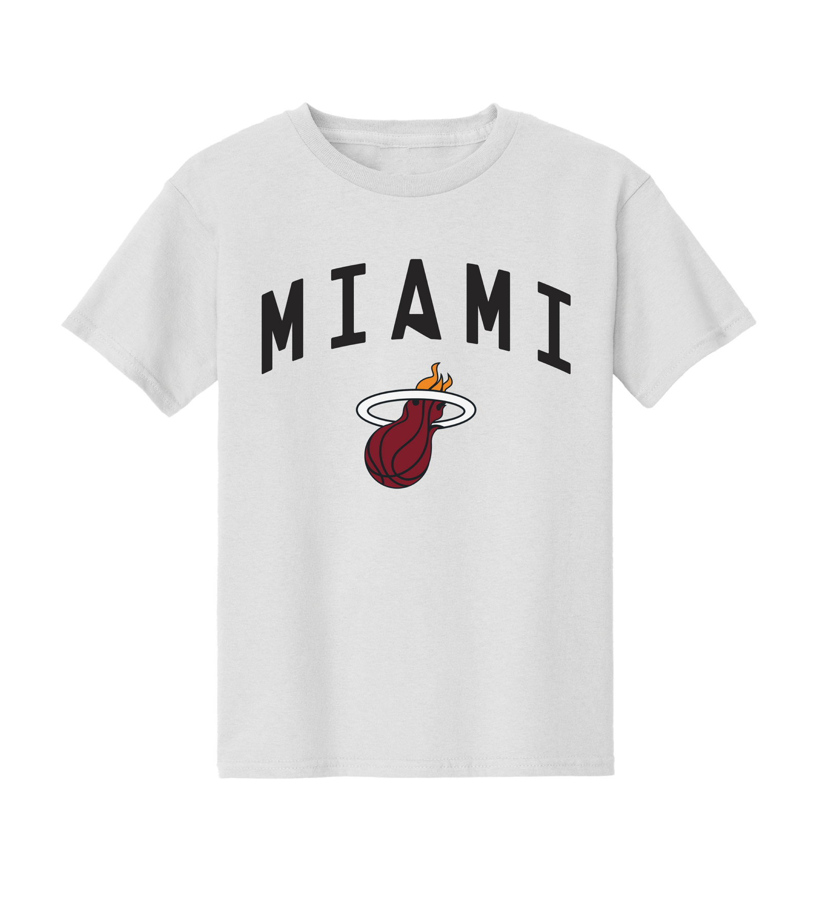 Miami HEAT Youth White Tee Youth Tee Item Of The Game   