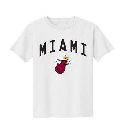 Miami HEAT Youth White Tee