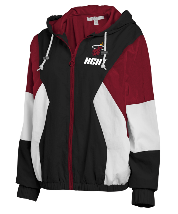 Wear Miami HEAT Color Block Women's Windbreaker Women's Jacket Wear   