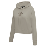 Pro Standard Miami HET Wingspan Crop Women's Taupe Hoodie - 3