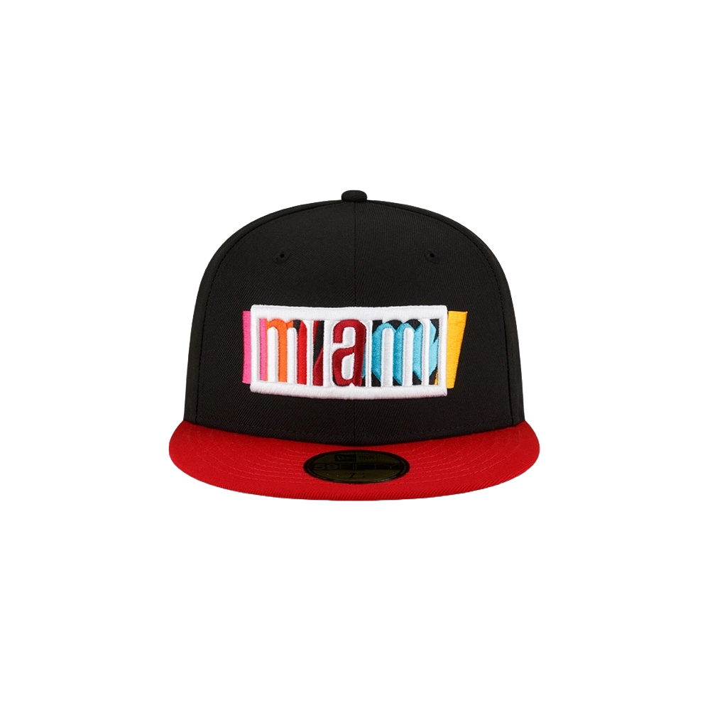 Court Culture Miami Mashup Vol. 2 Wordmark Fitted Hat Unisex Caps Court Culture   