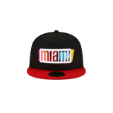 Court Culture Miami Mashup Vol. 2 Wordmark Fitted Hat - 1