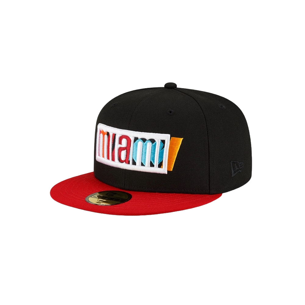 Court Culture Miami Mashup Vol. 2 Wordmark Fitted Hat Unisex Caps Court Culture   