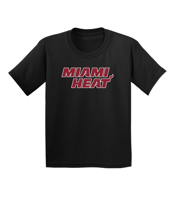 Miami HEAT Youth Wordmark Logo Tee Youth Tee Item Of The Game   