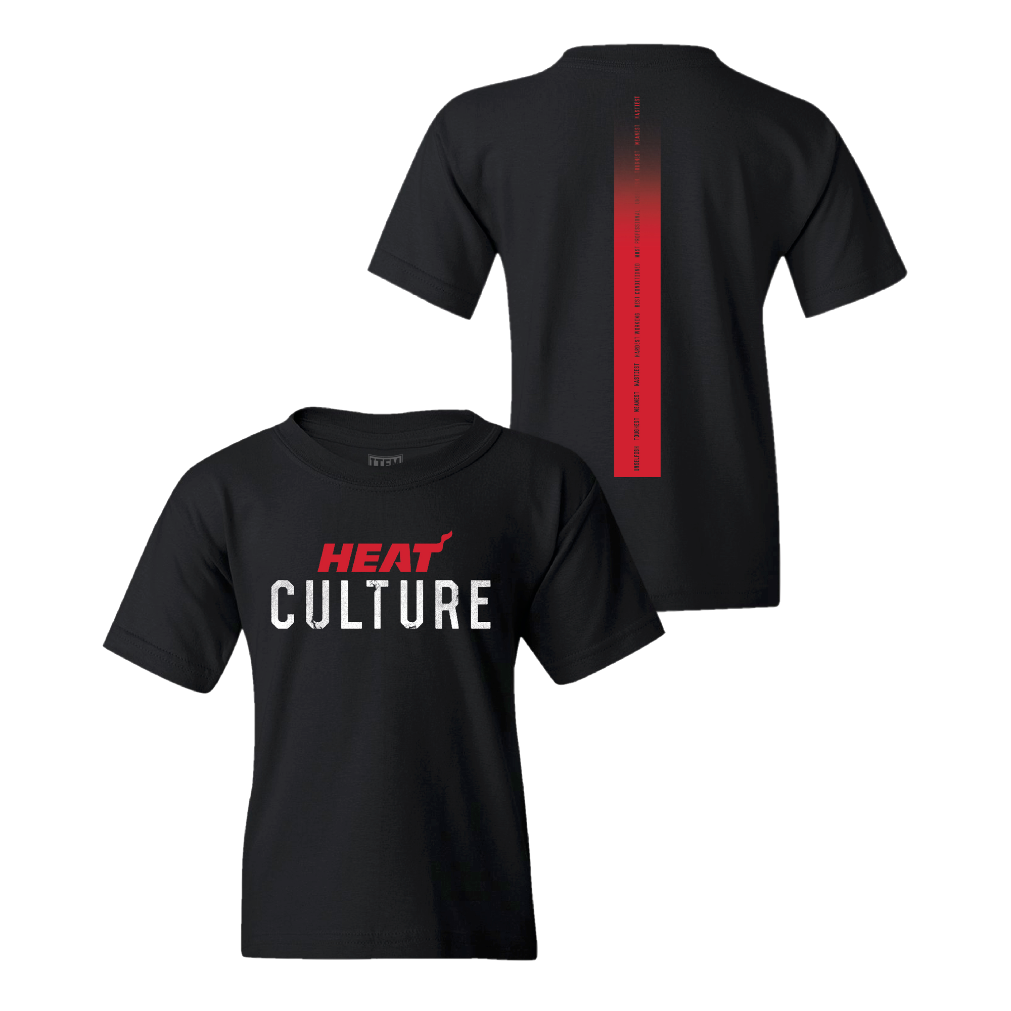 HEAT Culture Wordmark Youth Tee Youth Tee Item Of The Game   