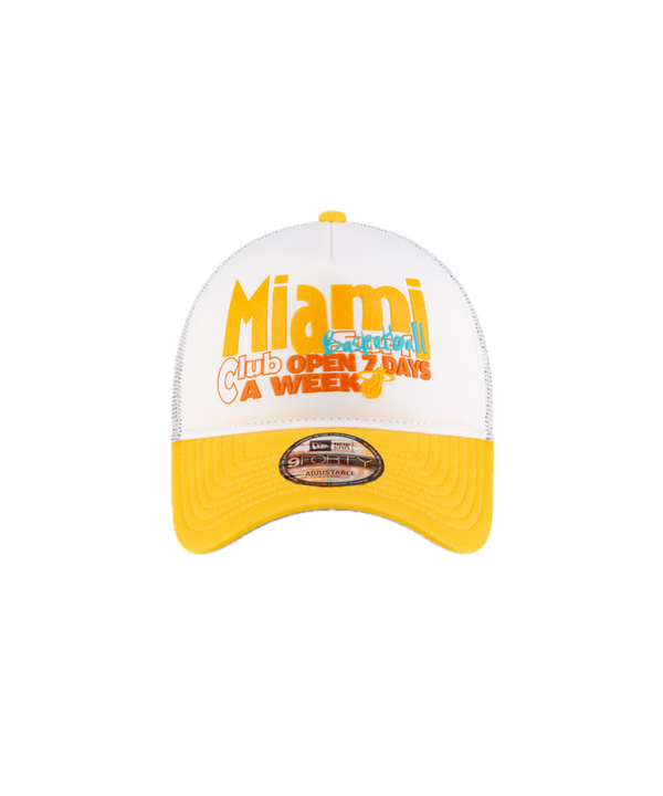 Court Culture Miami Basketball Club Trucker Unisex Caps New Era