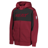 Nike Miami HEAT 2024-25 Statement Red Showtime Youth Hoodie - 1