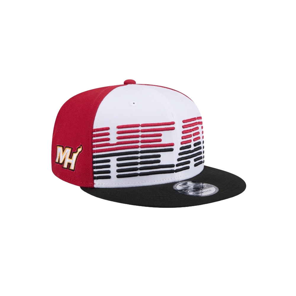 New Era Miami HEAT Throwback Youth Snapback Youth Hat New Era   