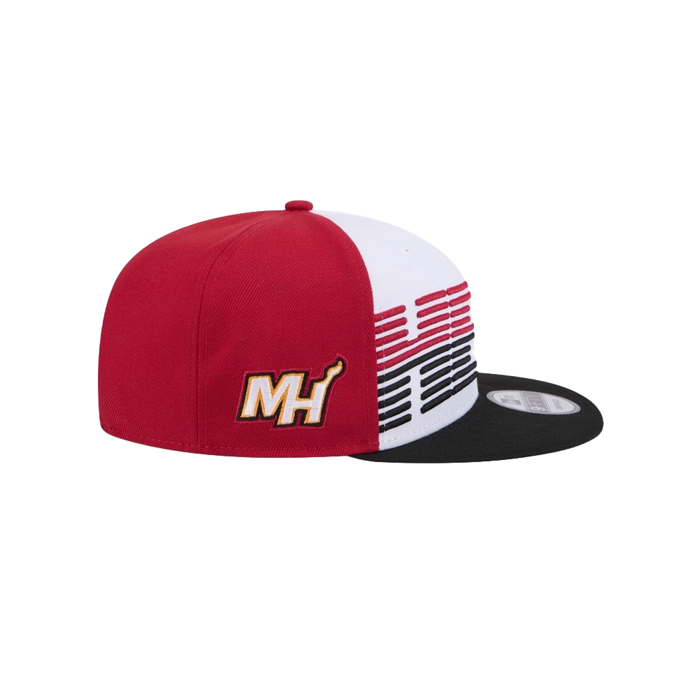 New Era Miami HEAT Throwback Youth Snapback Youth Hat New Era   