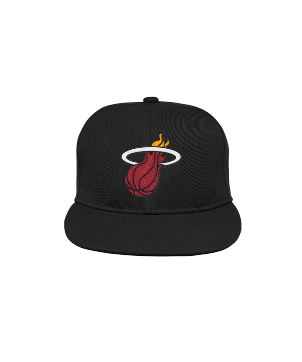 Miami HEAT Flatbrim Logo Youth Snapback Youth Hat Outerstuff   