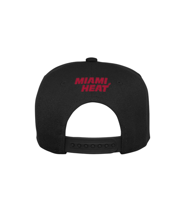 Miami HEAT Flatbrim Logo Youth Snapback Youth Hat Outerstuff   