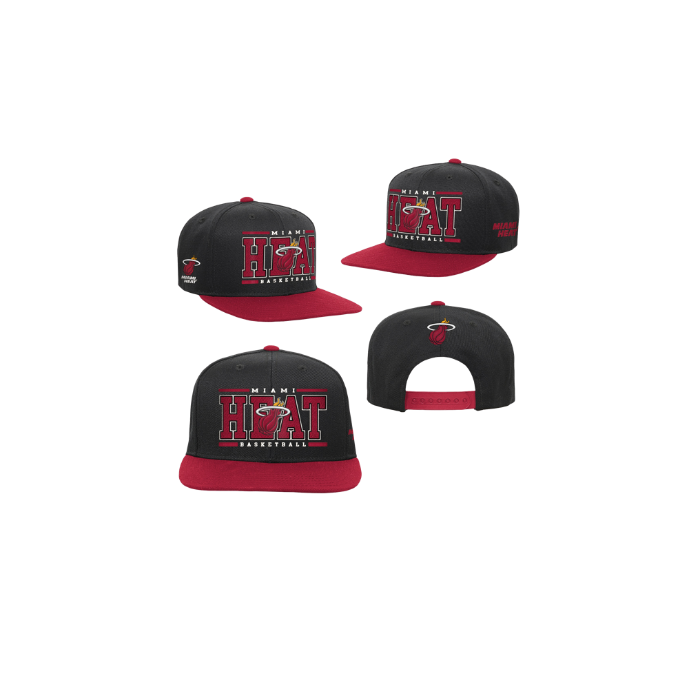 Miami HEAT Retro Basketball Youth Snapback Youth Hat Outerstuff   