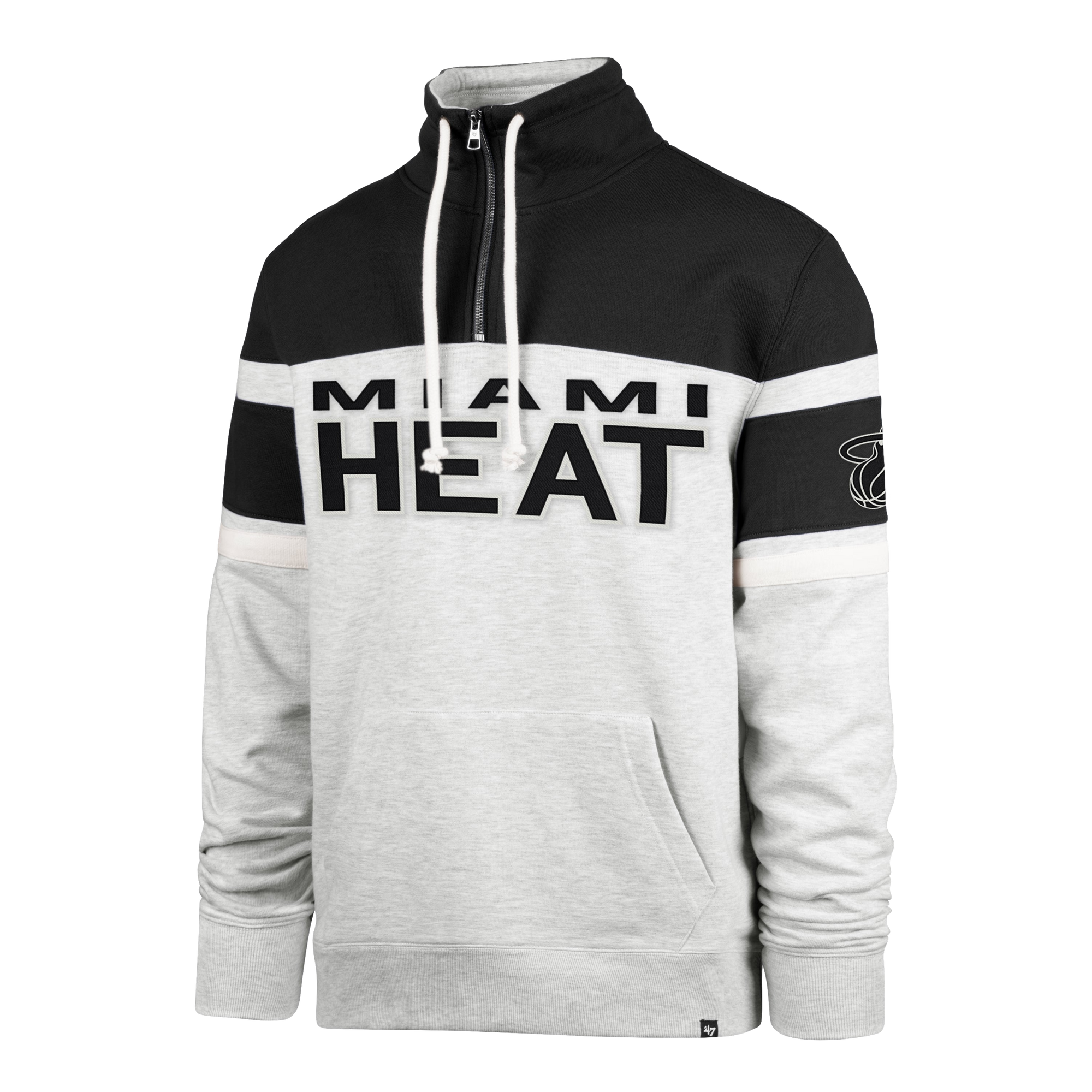 '47 Brand Miami AMP 1/4 Zip Sweater Men's Crewneck Sweater '47 Brand   