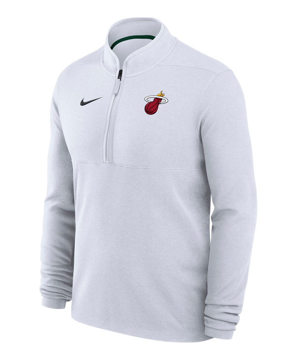 Nike Miami HEAT Logo White 1/4 Zip Men's Jacket Nike   