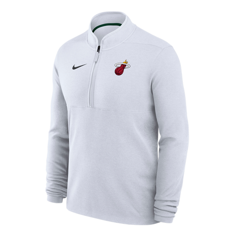 Nike Miami HEAT Logo White 1/4 Zip