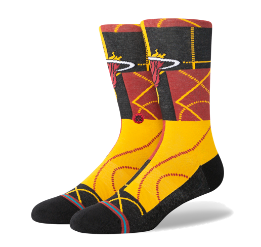 Stance Miami HEAT Zone Socks Men's Footwear Stance   