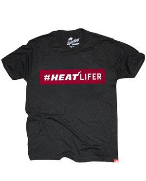 Sportiqe Miami HEAT Youth HEAT Lifer T-Shirt KIDS TEEST SPORTIQE APPAREL CO. XL Black  - featured image