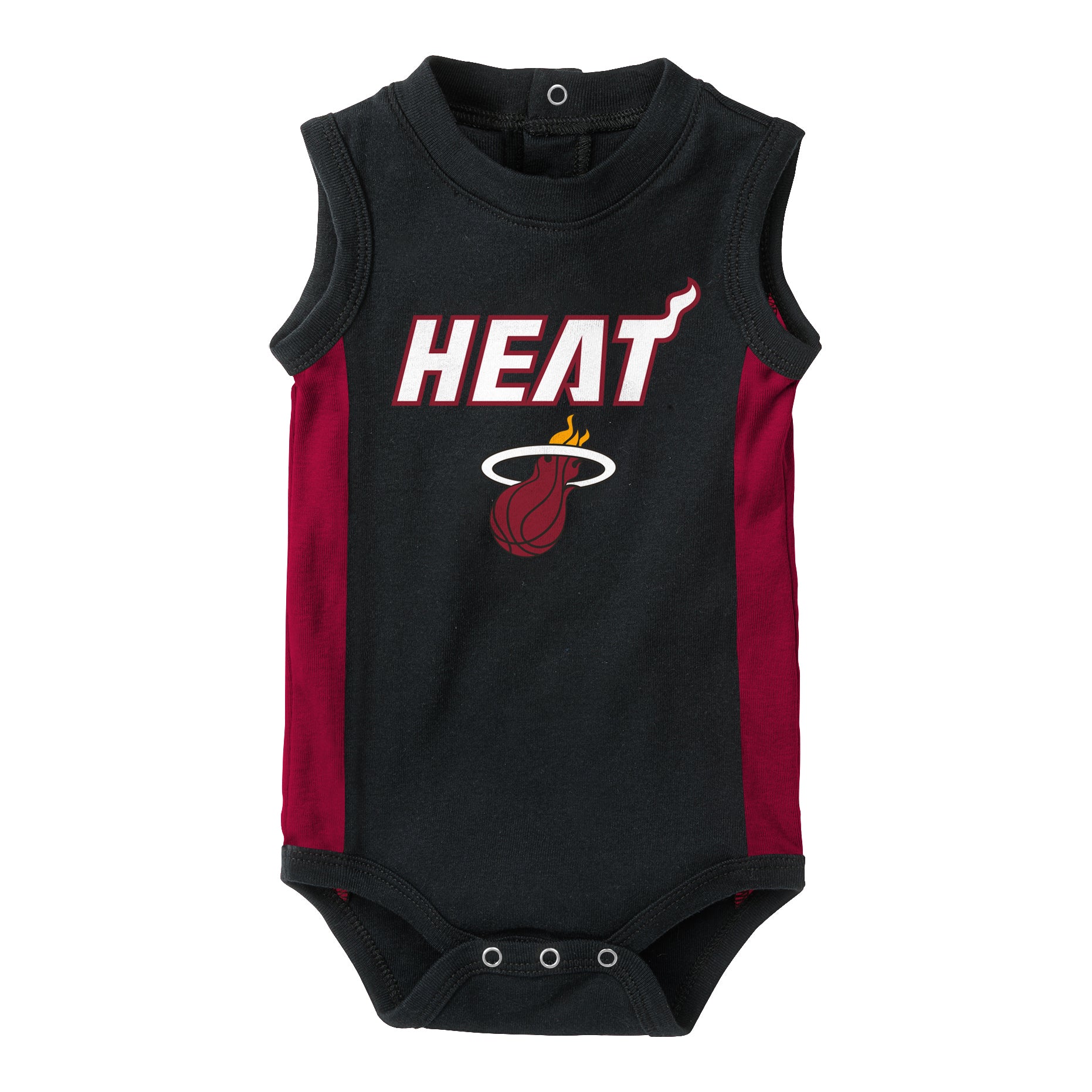 Miami HEAT Overtime Bib & Bootie Infant Set Outerstuff