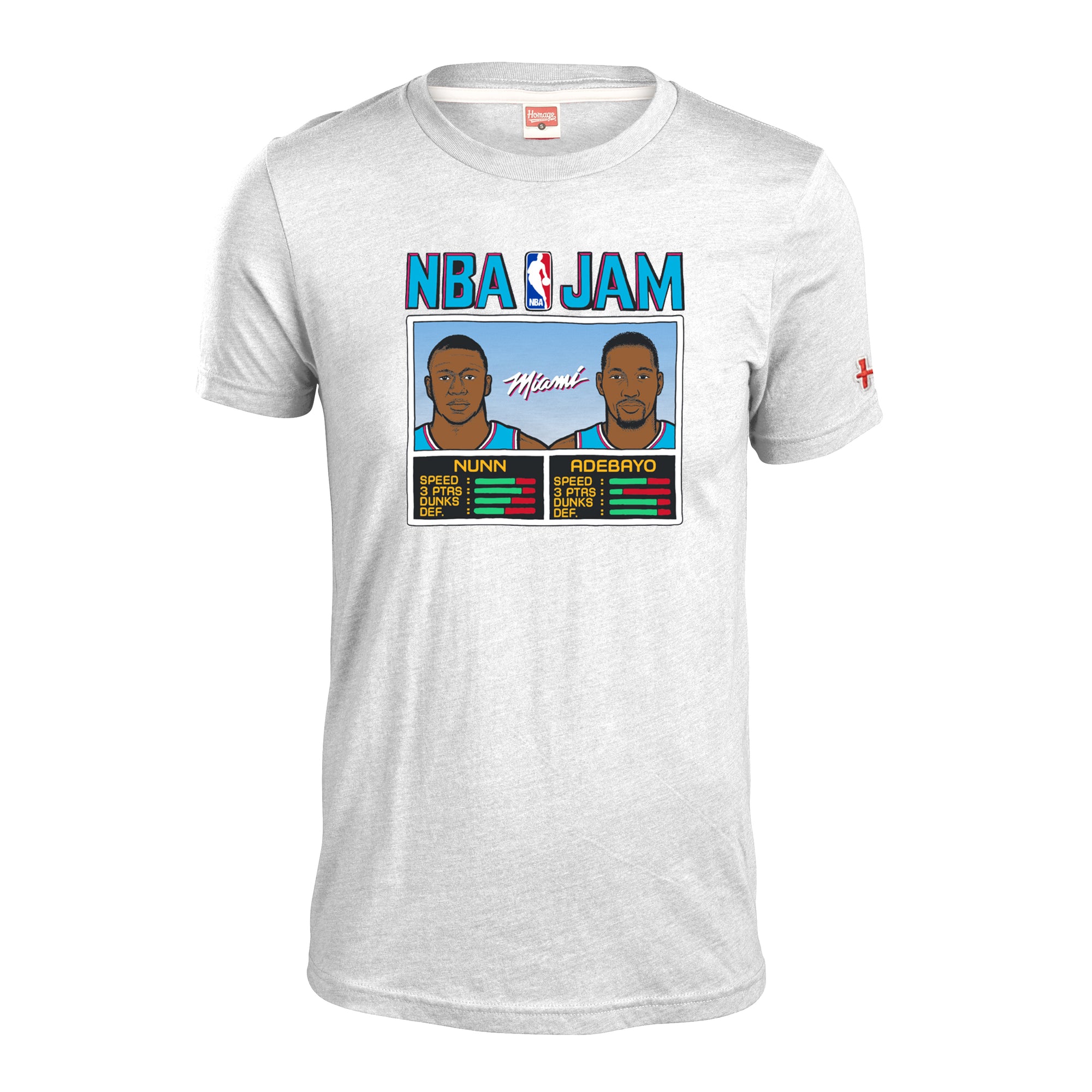 Homage Adebayo & Nunn NBA JAM ViceWave Tee Men's Tee Homage   