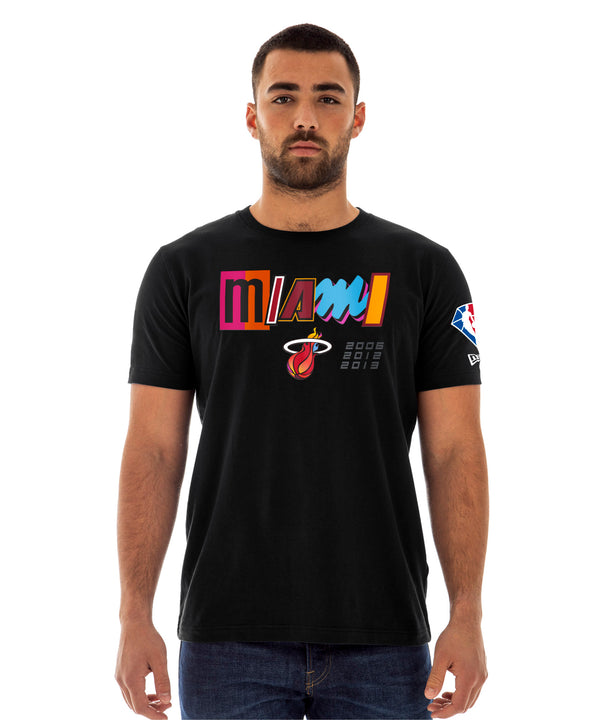 New Era Miami HEAT Mashup Wordmark Tee Unisex Tee New Era   