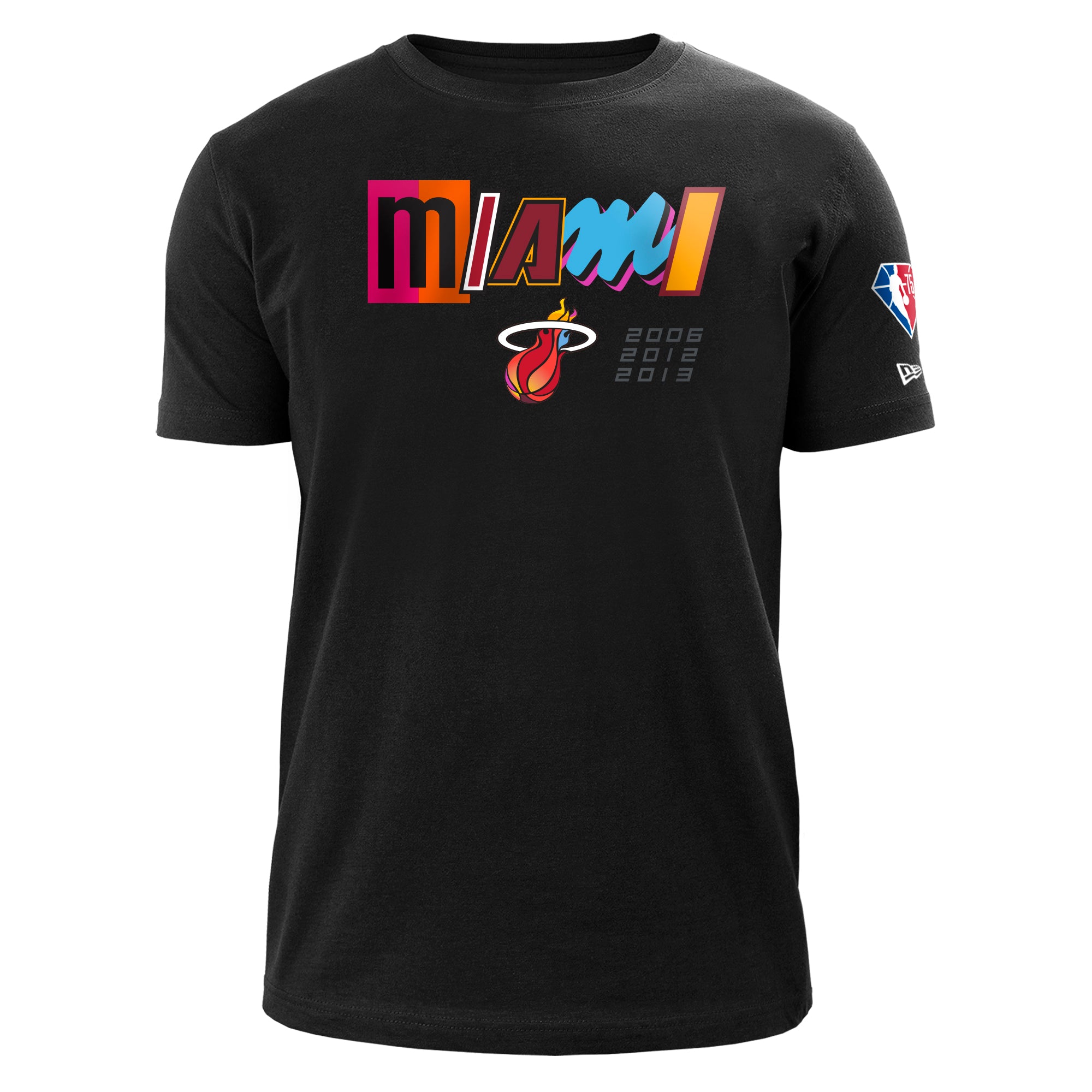 New Era Miami HEAT Mashup Wordmark Tee Unisex Tee New Era   