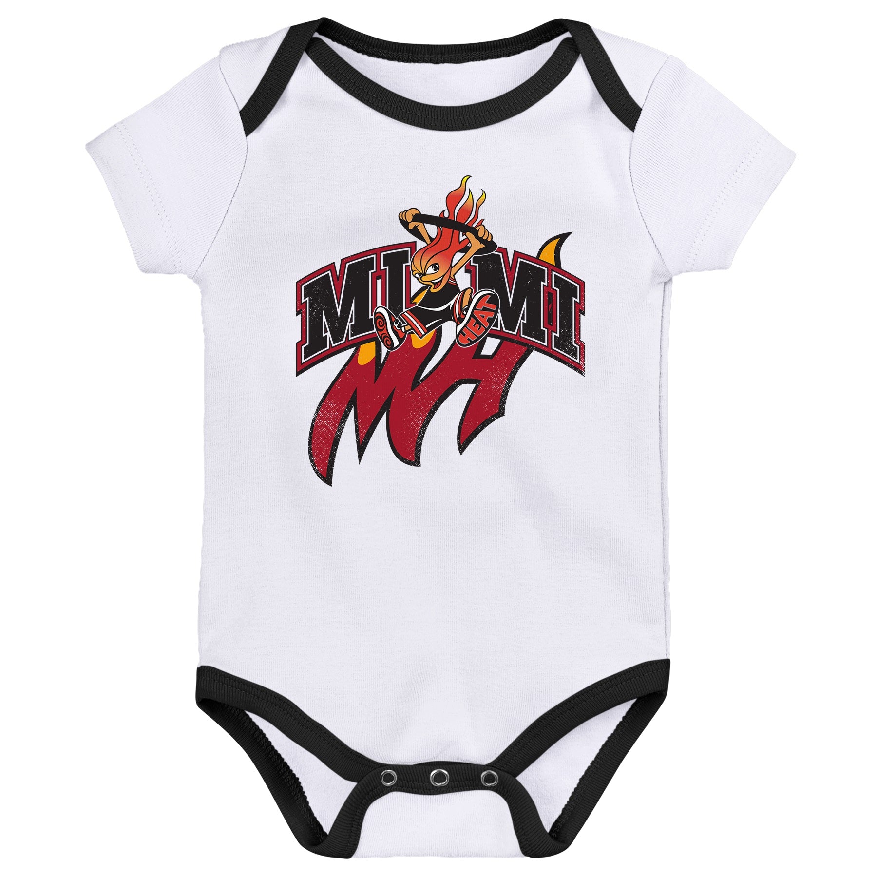 Court Culture Classic 3-Pack Infant Onesie Set, Size: 24 Mo Outerstuff | Miami Heat